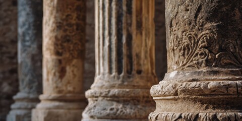 The captivating historical ruins of an ancient city that was once the capital of a prominent empire