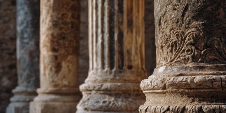 The captivating historical ruins of an ancient city that was once the capital of a prominent empire