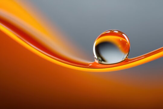 Abstract representation of a water drop, bright and ideal for use as a background, backdrop, wallpaper, or artistic design