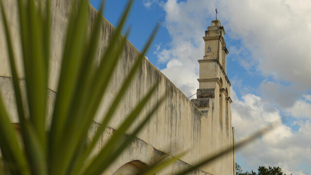 The historic Mission San Juan Capistrano in San Antonio, Texas USA