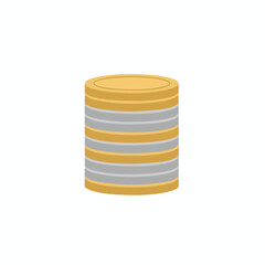 Stack of Coins Illustration