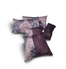 Set of modern decorative pillows	