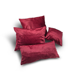 Set of modern decorative pillows	