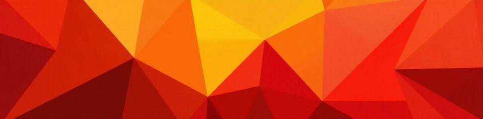Interlocking red and yellow triangles form dynamic abstract shapes , red, stylish, texture