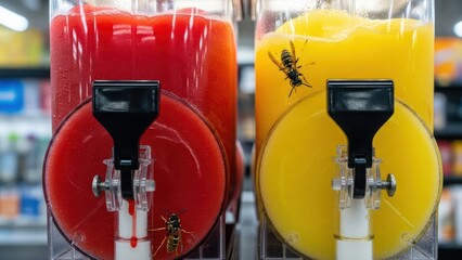 Unappetizing summer beverages: A cautionary tale of wasps and sugary drinks