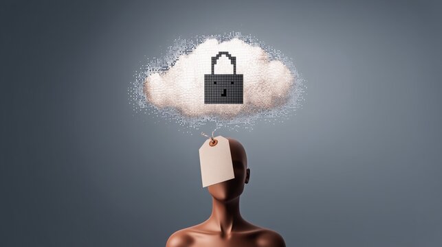 A locked thought bubble with a price tag to access confidence