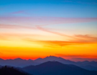 Fototapeta premium abstract blur orange and blue gradient background with soft transitions and vibrant hues