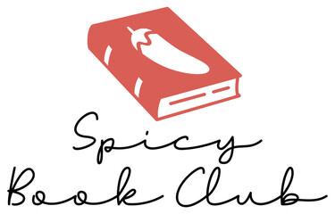 Spicy Book Club | Romantasy Reading | Vector Book Design