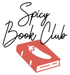 Spicy Book Club | Romantasy Reading | Vector Book Design