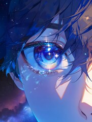 The universe in the eye, generation AI 