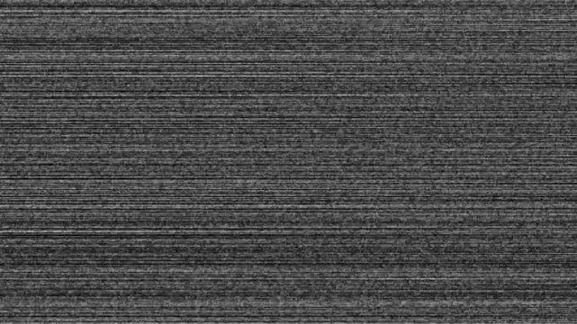 A detailed close-up texture of horizontal gray and black lines with subtle variations in thickness and spacing creating a visually complex and abstract background pattern resembling static or woven