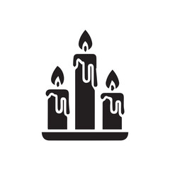 Obraz premium vector illustration of a candle