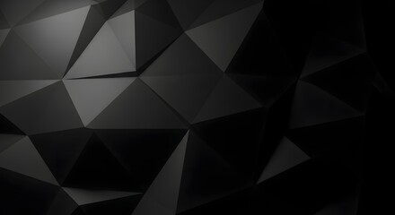 Fototapeta premium Modern abstract geometric wallpaper design featuring a colorful 3d polygon triangle pattern and mosaic texture elements for a professional business web backdrop illustration