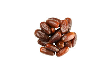 Obraz premium Fresh dates are a tasty Ramadan snack, isolated, PNG