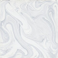Obraz premium Subtle Handmade Marbled Paper Texture Background with White and Light Grey Fibrous Surface 6