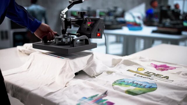 Employee Printing Merchandise: Heat Press Transfer