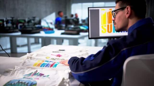 Custom T-shirt Brand Merchandise On Demand Printing Using