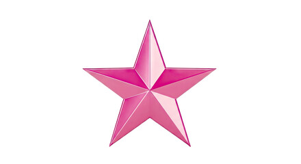 Obraz premium Shiny Pink Star Decoration