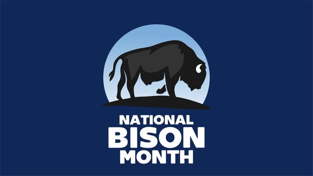 National Bison Month to protect the bison's environmental ecosystem