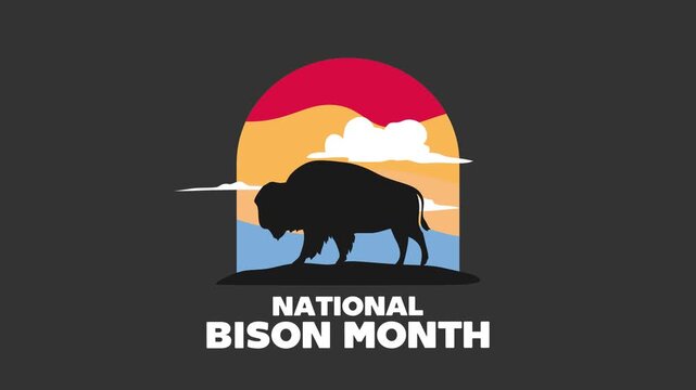 National Bison Month to protect the bison's environmental ecosystem