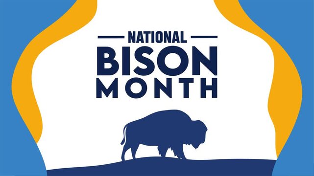 National Bison Month to protect the bison's environmental ecosystem