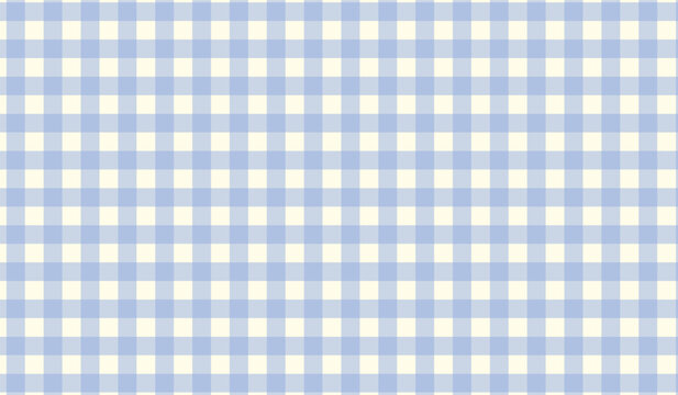 Seamless blue gingham checkered pattern