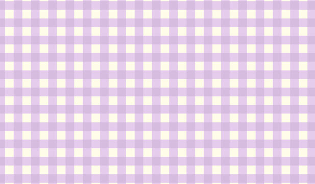 Seamless purple gingham checkered pattern