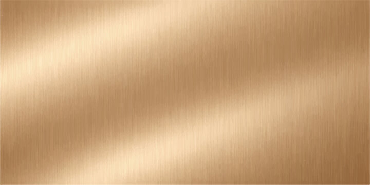 Gold brushed metal texture background