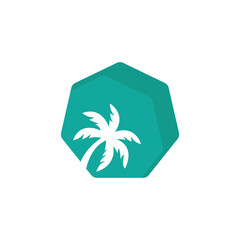 palm network logo design business technology