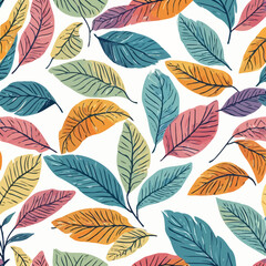 Leaf Pattern Very Cool Design with EPS Format