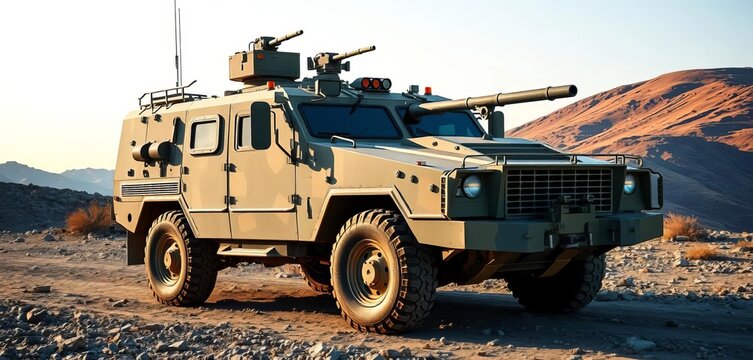 Military armored personnel carrier, rugged terrain,  security,  army