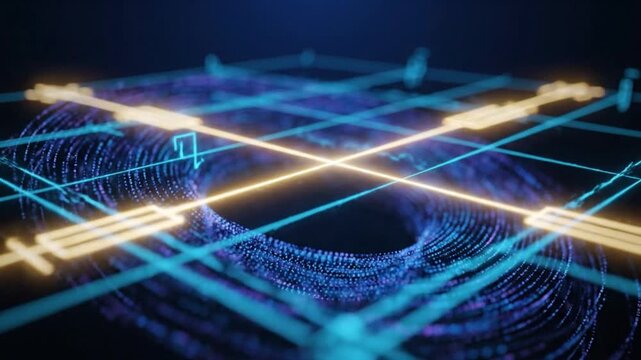 Swirling digital vortex