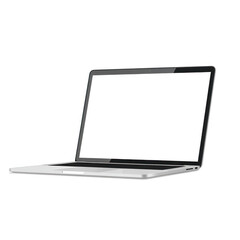 Open laptop icon isolated on transparent background