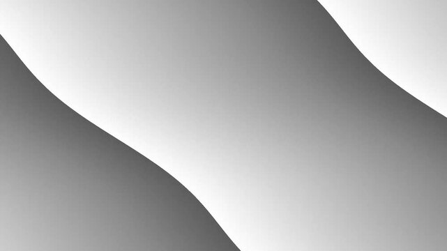 Abstract grayscale background with smooth wavy lines and gradient transitions.