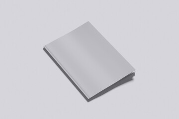 Realistic A4 Magazine Mockup Blank