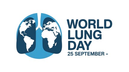 Tuberculosis disease concept. Vector flat healthcare illustration. World day horizontal banner template. Red infected lung on map background. Design element for health care, pulmonology