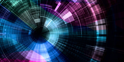 Futuristic Art Abstract