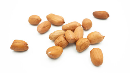 Obraz premium Black-Eyed Peas peanut isolated on white background