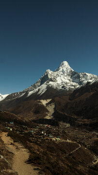 The summit of Ama Dablam, Nepal.