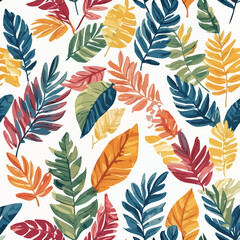 Fototapeta premium Leaf Pattern Design EPS format