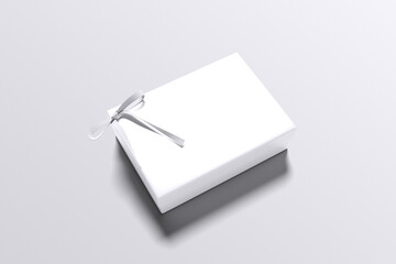Realistic Gift Box Mockup  Blank