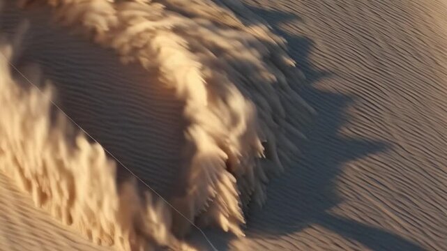Action-Packed F-35 Jet Takes Off with Full Throttle in Desert Landscape - High-Definition Aerial View