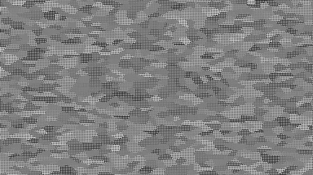 Abstract white and black digital camouflage texture with pixelated grid pattern motion loop