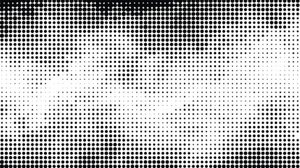 Halftone pattern with varying dot density and gradient effect