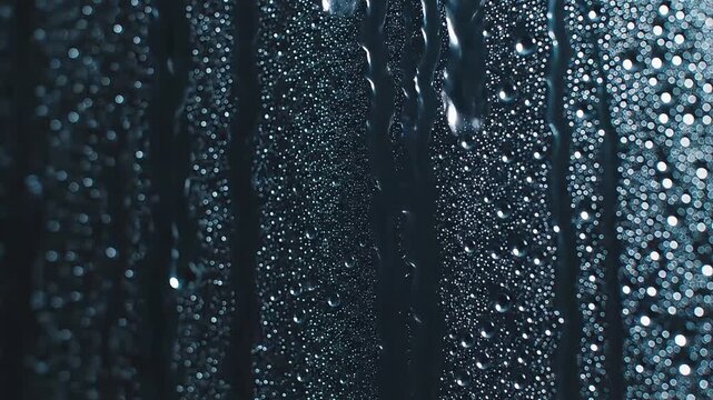 water drops on the window