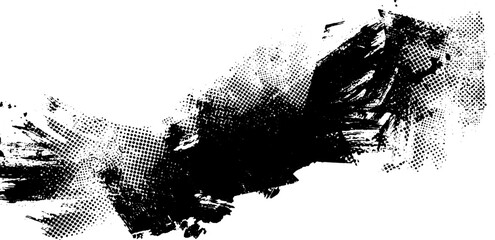 Abstract Glitch Distortion Grunge Vector Shapes with Noisy Grungy Texture, Trendy Error Defect Effects, Distressed Glitched Frame for Modern Design Use.