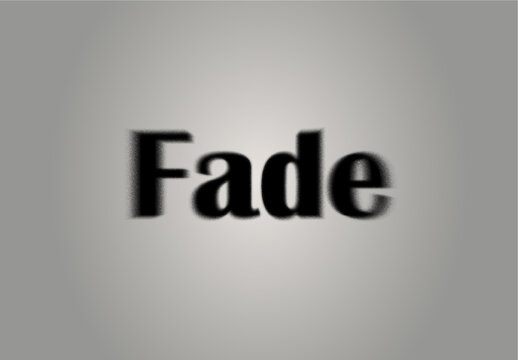 Black Fade Soft Dissolving Blur Grainy Text Effect