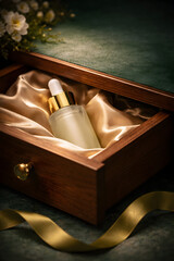 cosmetic beauty podium background