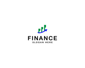 Finance Growth Logo Template Design