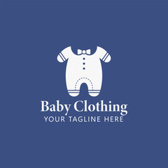 Obraz premium Baby clothing logo design. Vector Sign for Logos, Labels, and Icons.
